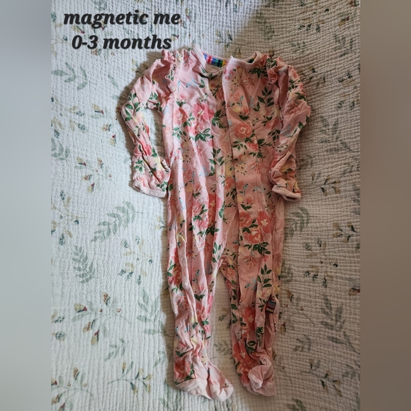 Magnetic Me Girls Pajamas Size 0-3 and 3-6 Months